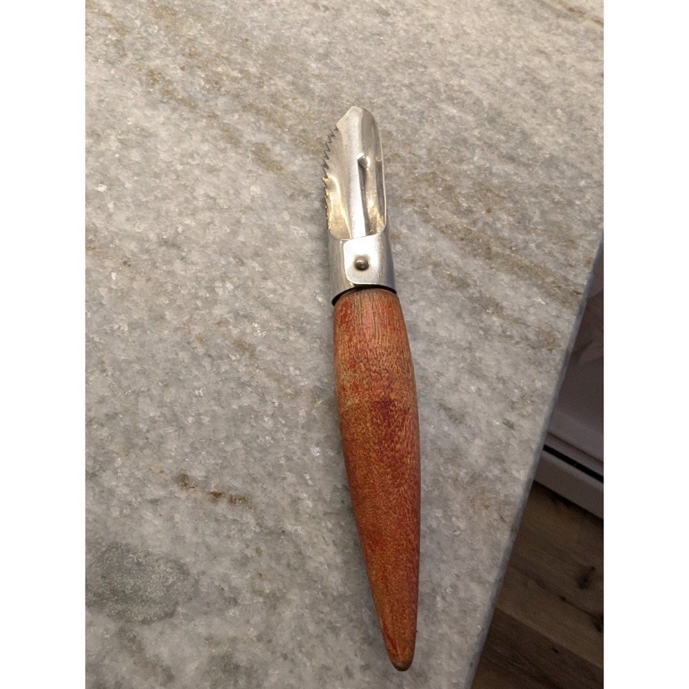 Vintage Apple Peeler Corer Stainless Steeel with Wooden handle